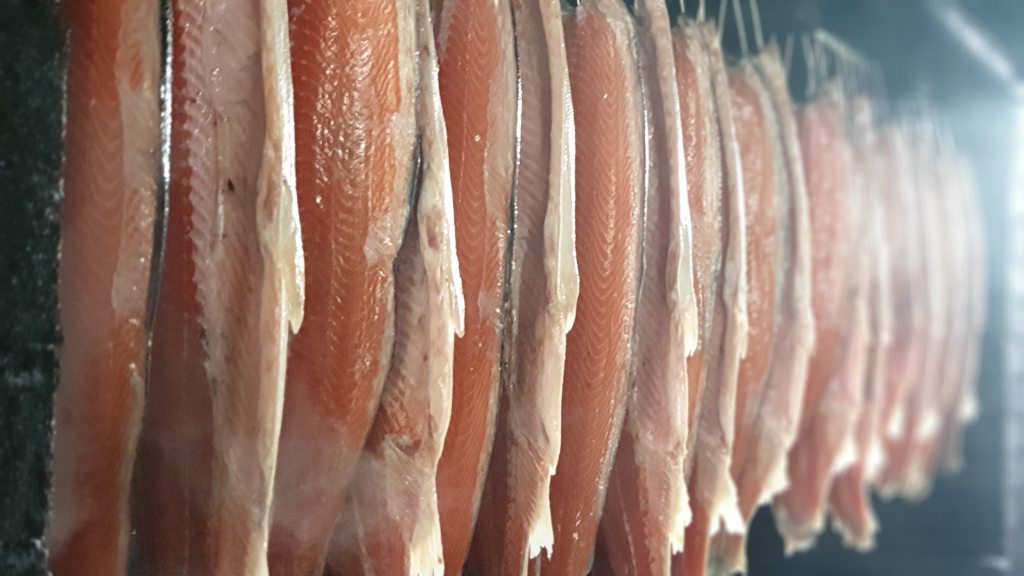 Fish smoking at Springs Fish Shop and Café