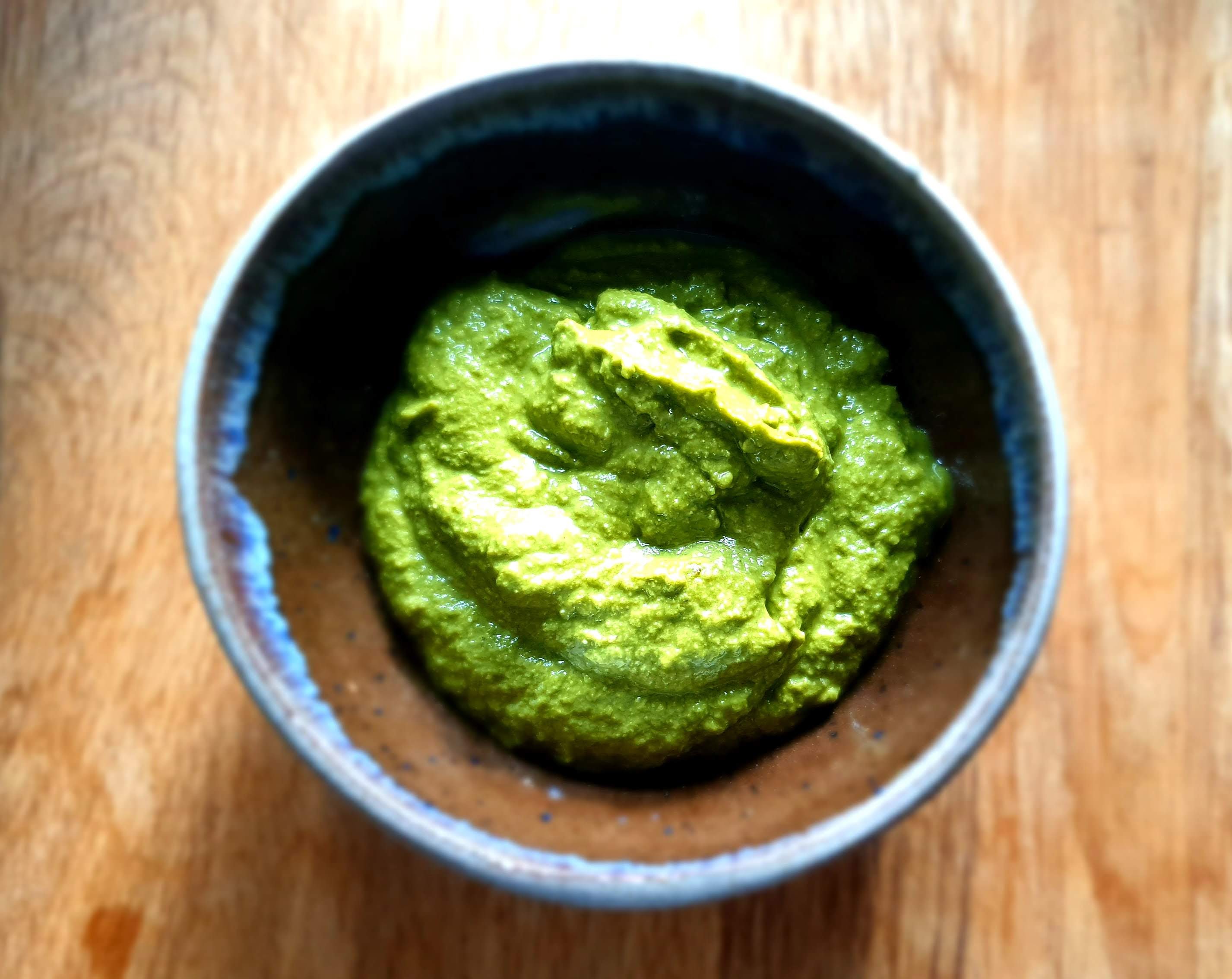 Fresh homemade pesto